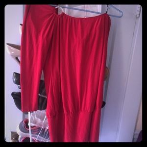 ❤️❤️Red Spandex V-day mini Dress ❤️❤️❤️